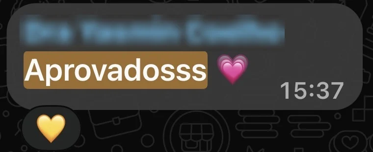 Cliente responde: Aprovadosss